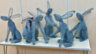 Our finished hares! Well done everyone - they look amazing!<br /><br />photos by Audrey Jolliffe